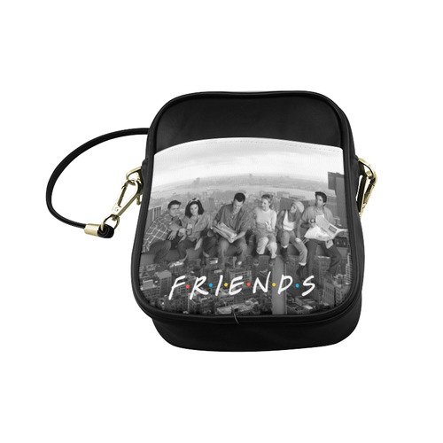 Friends B/W Sling Bag (Model 1627)