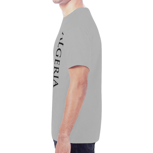 Algeria Men's Classic Flag Tee 2.0 (Gray) New All Over Print T-shirt for Men (Model T45)