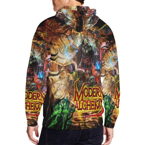 Modern Alchemy - Tunnel Vision By TheONE Savior @ ImpossABLE Endeavors All Over Print Full Zip Hoodie for Men (Model H14)