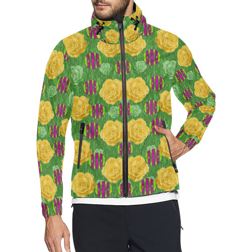 lroses dancing on  tulip fields forever Unisex All Over Print Windbreaker (Model H23)