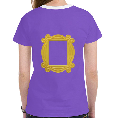 Friends Purple New All Over Print T-shirt for Women (Model T45)