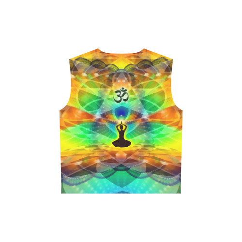 CosmicSpiral 69 Sleeveless Hoodie All Over Print Sleeveless Hoodie for Women (Model H15)