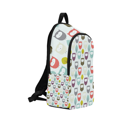fabric owls tree Fabric Backpack for Adult (Model 1659)