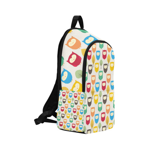 fabric cute owl Fabric Backpack for Adult (Model 1659)