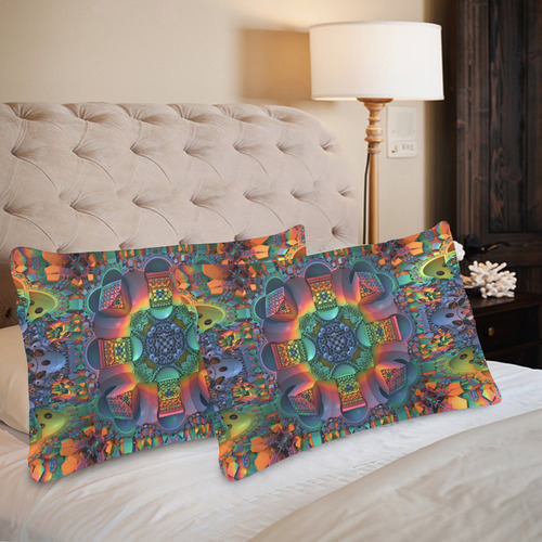 Groovy Baby! Custom Pillow Case 20"x 30" (One Side) (Set of 2)
