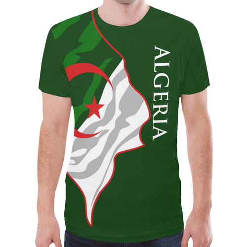 Algeria Men's Classic Flag Tee 2.0 (Green) New All Over Print T-shirt for Men (Model T45)
