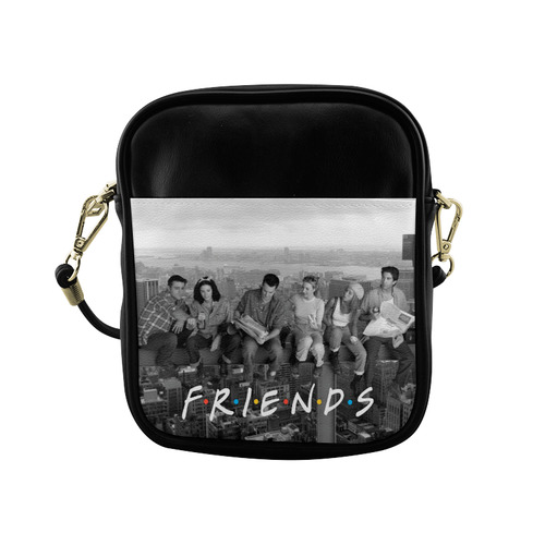 Friends B/W Sling Bag (Model 1627)