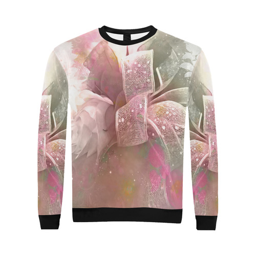 Beautiful soft roses All Over Print Crewneck Sweatshirt for Men/Large (Model H18)