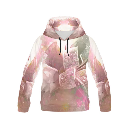Beautiful soft roses All Over Print Hoodie for Men/Large Size (USA Size) (Model H13)