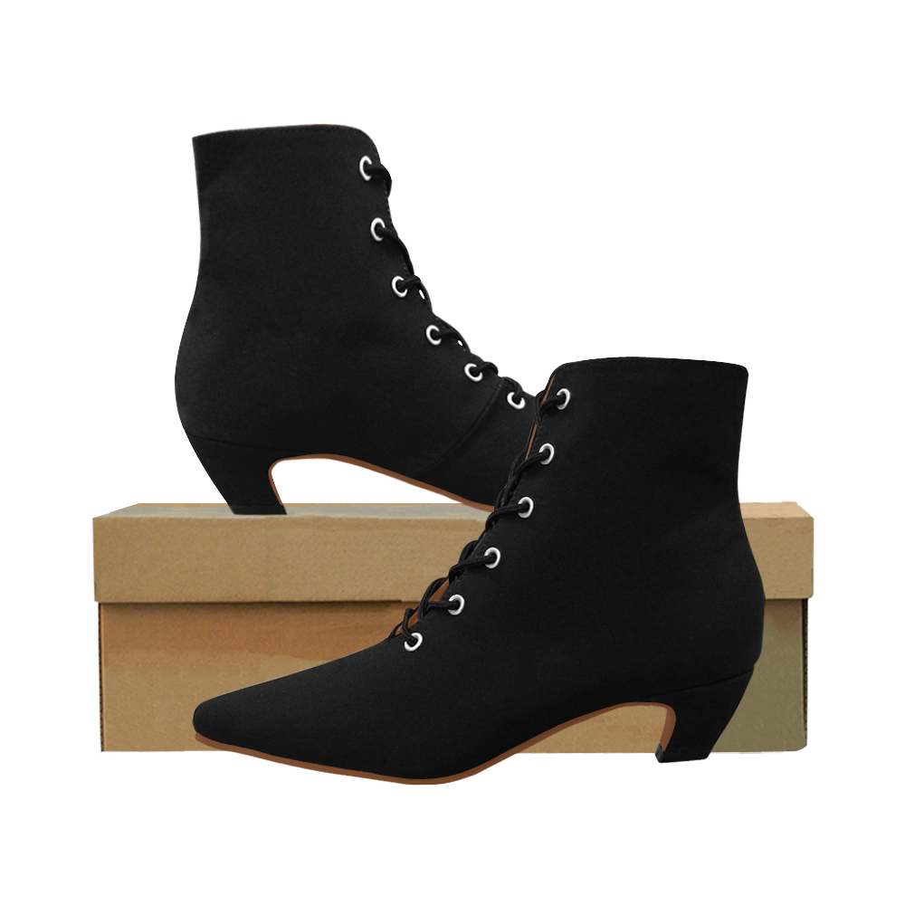 women's booties low heel