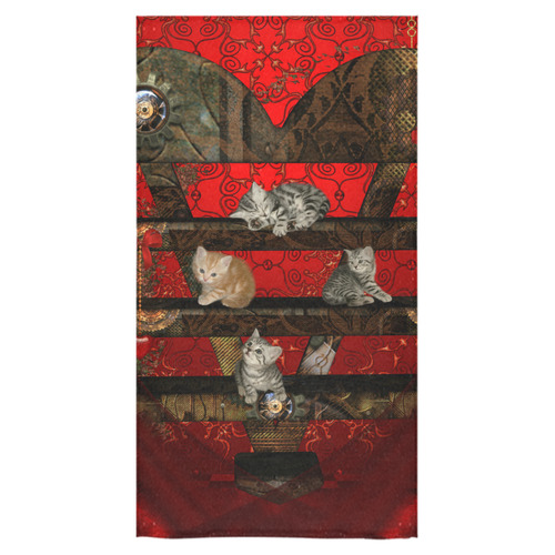 Funny cute kitten Bath Towel 30"x56"