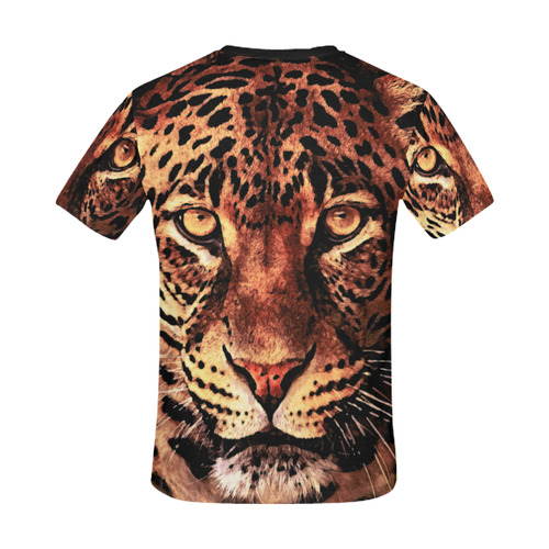 gepard leopard #gepard #leopard #cat All Over Print T-Shirt for Men/Large Size (USA Size) Model T40)