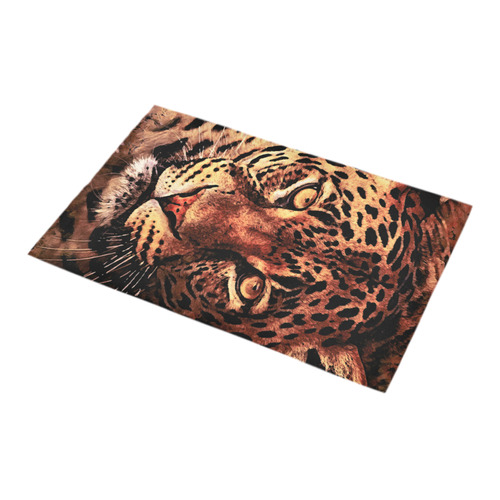 gepard leopard #gepard #leopard #cat Bath Rug 16''x 28''