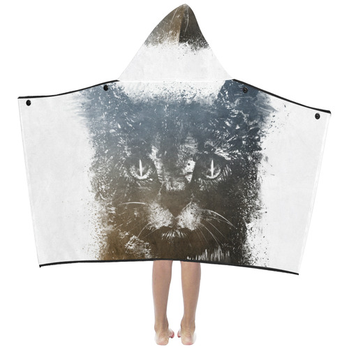 cat #cat #cats #kitty Kids' Hooded Bath Towels
