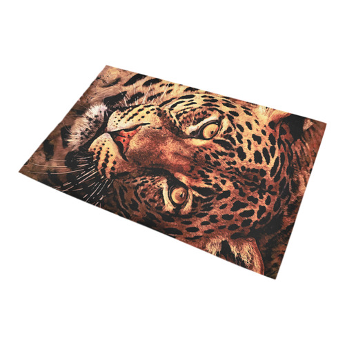 gepard leopard #gepard #leopard #cat Bath Rug 20''x 32''