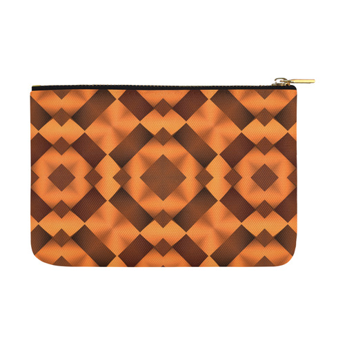 Geometric Pattern in Warm Tones Carry-All Pouch 12.5''x8.5''