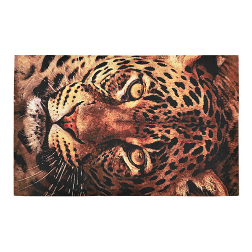 gepard leopard #gepard #leopard #cat Bath Rug 20''x 32''