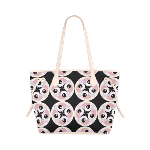 spiral-rose-4 Clover Canvas Tote Bag (Model 1661)