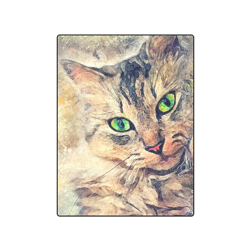 cat Pixie #cat #cats #kitty Blanket 50"x60"