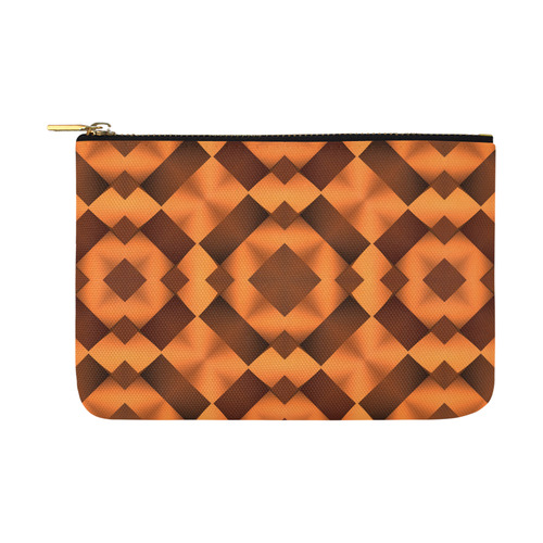 Geometric Pattern in Warm Tones Carry-All Pouch 12.5''x8.5''