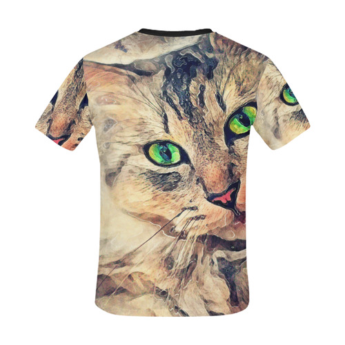 cat Pixie #cat #cats #kitty All Over Print T-Shirt for Men/Large Size (USA Size) Model T40)