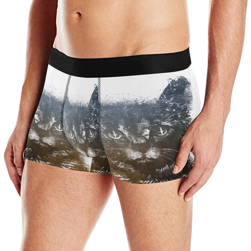 cat #cat #cats #kitty Men's All Over Print Boxer Briefs (Model L10)