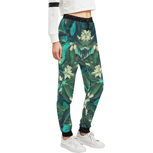 flowers Unisex All Over Print Sweatpants (Model L11)