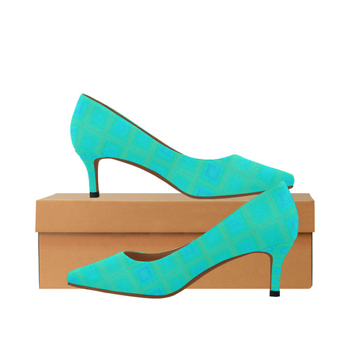 baby blue low heels