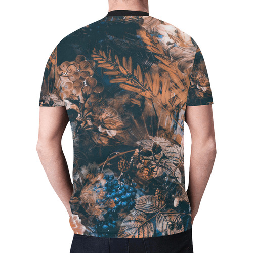 flowers New All Over Print T-shirt for Men (Model T45)