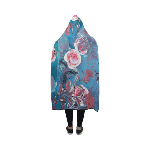 flowers 4 Hooded Blanket 50''x40''