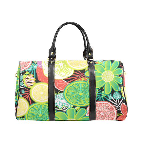 Loudly Lime New Waterproof Travel Bag/Large (Model 1639)