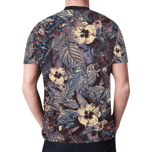 flowers 9 New All Over Print T-shirt for Men (Model T45)