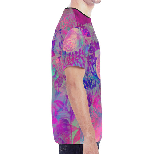 flora 6 New All Over Print T-shirt for Men (Model T45)