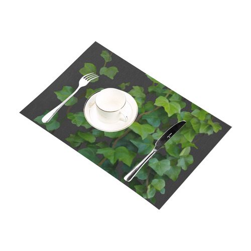 Vines, climbing plant watercolor Placemat 12’’ x 18’’ (Four Pieces)
