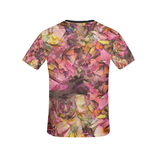 flora 2 All Over Print T-shirt for Women/Large Size (USA Size) (Model T40)