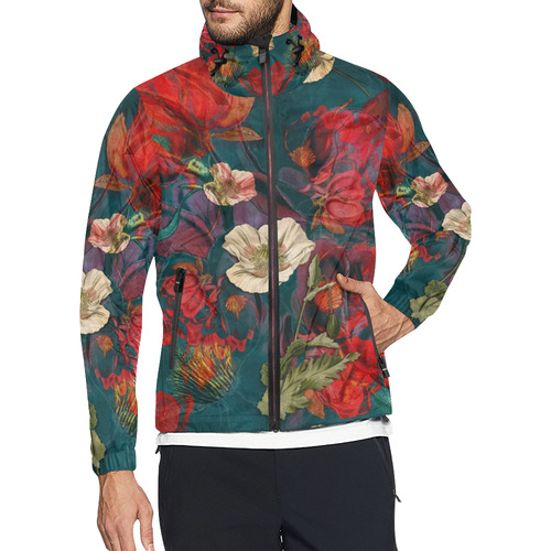 flora 3 Unisex All Over Print Windbreaker (Model H23)