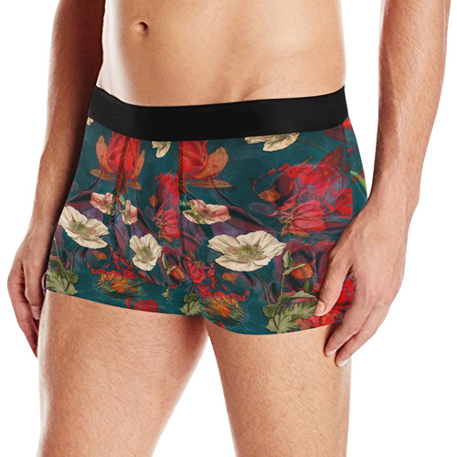 flora 3 Men's All Over Print Boxer Briefs (Model L10)