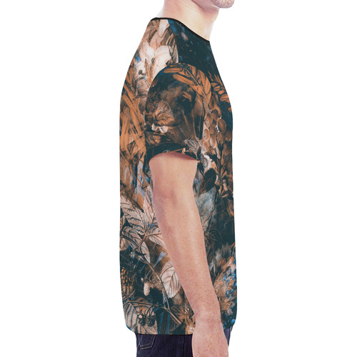 flowers New All Over Print T-shirt for Men (Model T45)