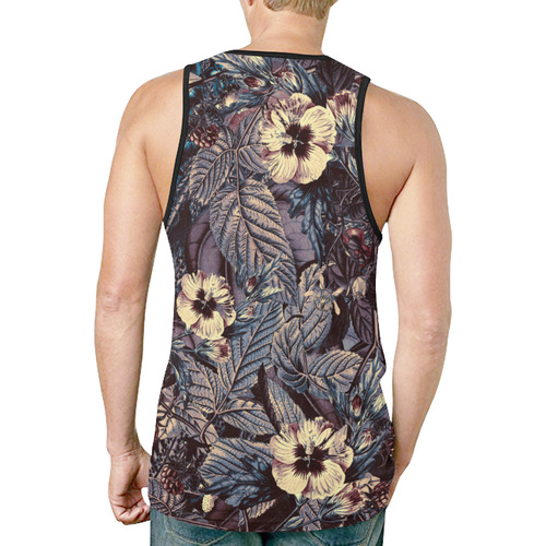 flowers 9 New All Over Print Tank Top for Men (Model T46)