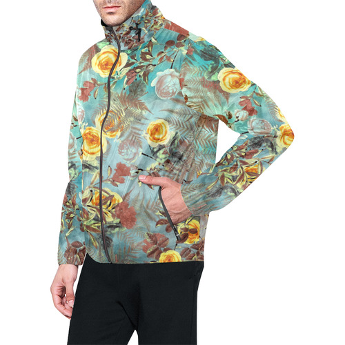 flowers 3 Unisex All Over Print Windbreaker (Model H23)