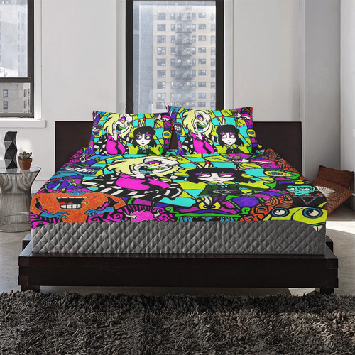 beatle juice 3-Piece Bedding Set