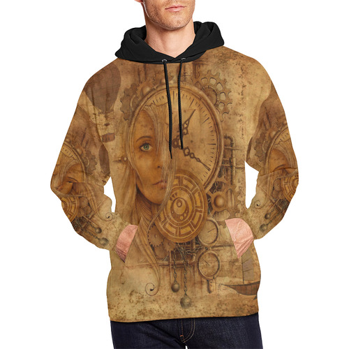 A Time Travel Of STEAMPUNK 1 All Over Print Hoodie for Men (USA Size) (Model H13)