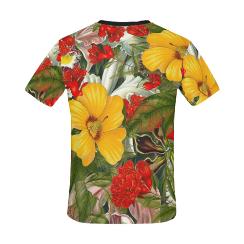 flora 1 All Over Print T-Shirt for Men/Large Size (USA Size) Model T40)