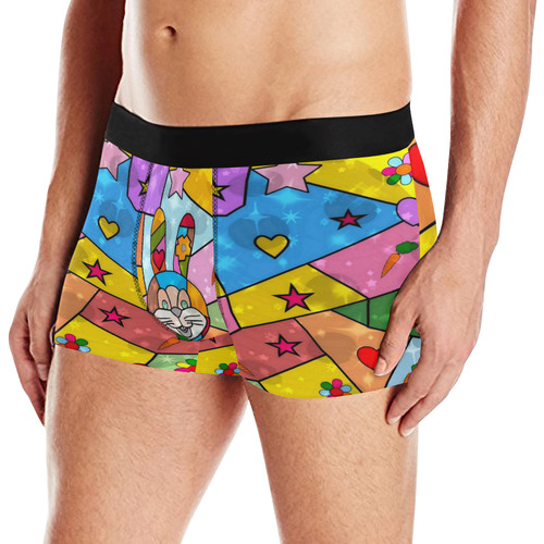 Funny Popart by Nico Bielow Men's All Over Print Boxer Briefs (Model L10)