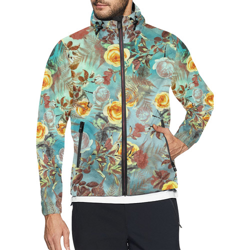 flowers 3 Unisex All Over Print Windbreaker (Model H23)