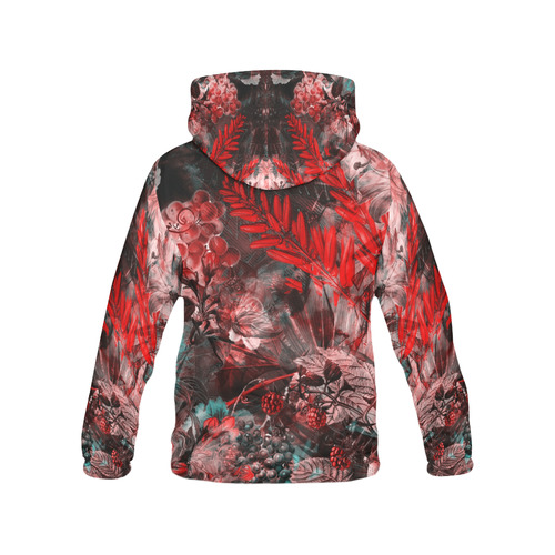 flowers All Over Print Hoodie for Men/Large Size (USA Size) (Model H13)