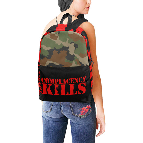 Complacency Kills Backpack Unisex Classic Backpack (Model 1673)