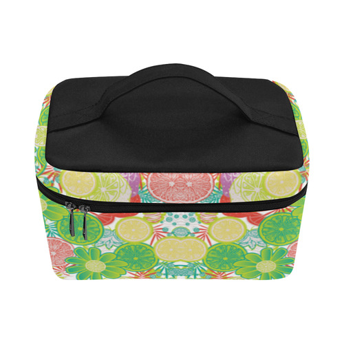 Loudly Lime Cosmetic Bag/Large (Model 1658)