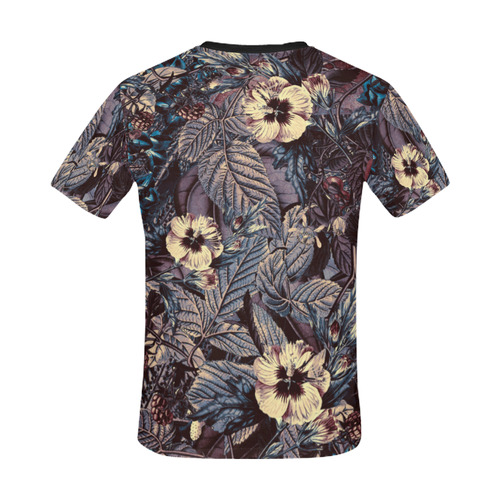 flowers 9 All Over Print T-Shirt for Men/Large Size (USA Size) Model T40)