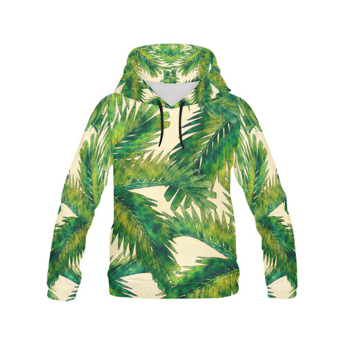 palms All Over Print Hoodie for Women (USA Size) (Model H13)